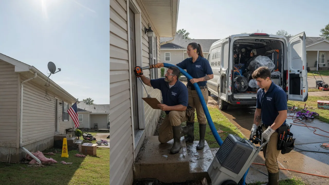 Ceiling Water Damage Restoration in Milroy, IN near me